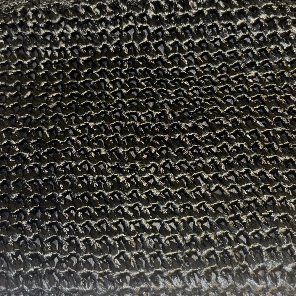 MR JONAS VINTAGE BLACK WOVEN CLUTCH BAG WITH SNAP CLOSURE GREAT CONDITION